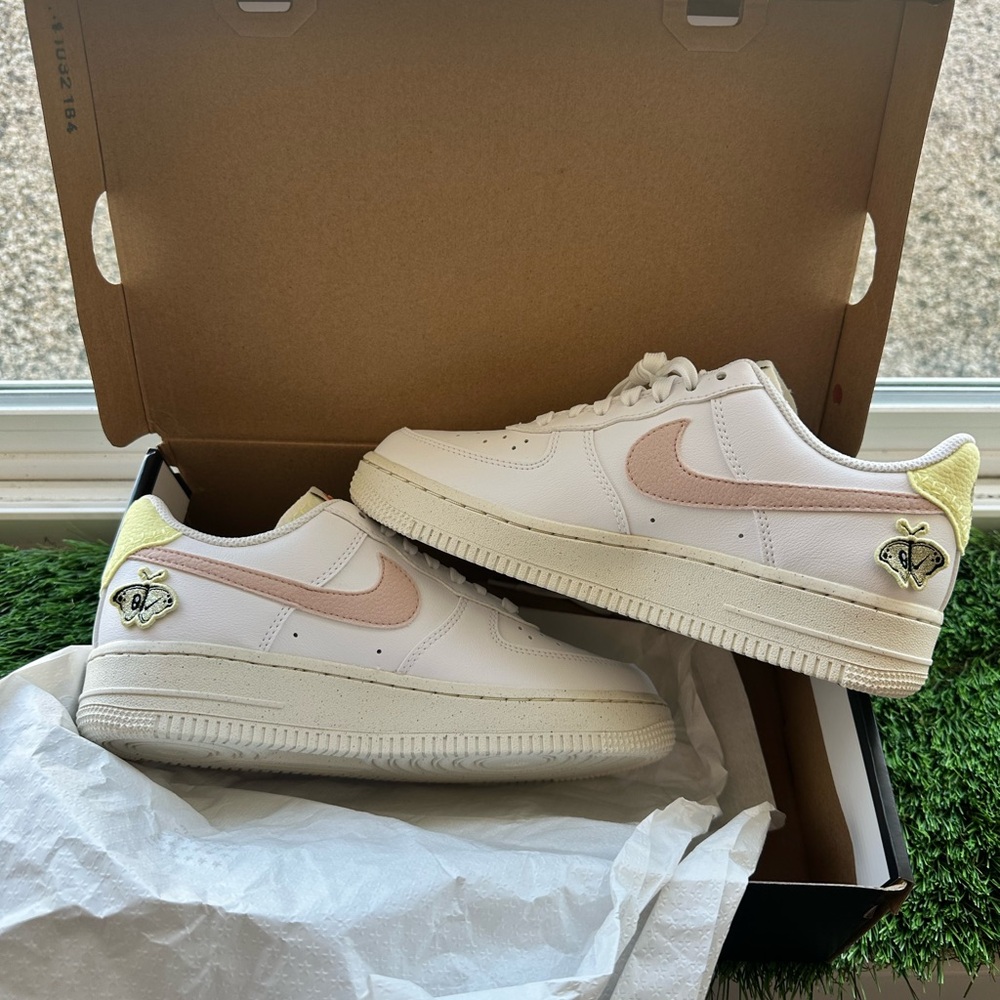 New Nike Air Force 1 Low '07 SE Next Nature White Pink Oxford DJ6377 100 5.5M/7W